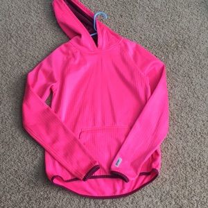 Hot pink hoodie